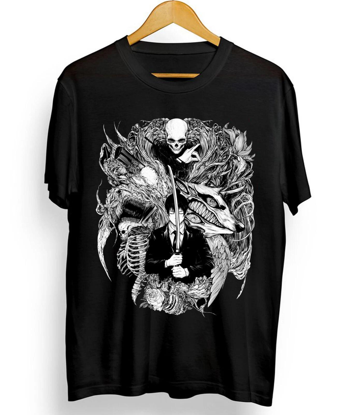 Leisure and Comfortable Aki Hayakawa Eyes New Shirt Chainsaw Style Unisexs TShirt 2026 New Cotton Summer  TShirt  for Unisex S