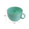 Lightweight Fall Resistant Reusable Kitchen Supplies Eco-friendly with Handle Wheat Straw Cup Coffee Mug Drinking Cup Drinkware