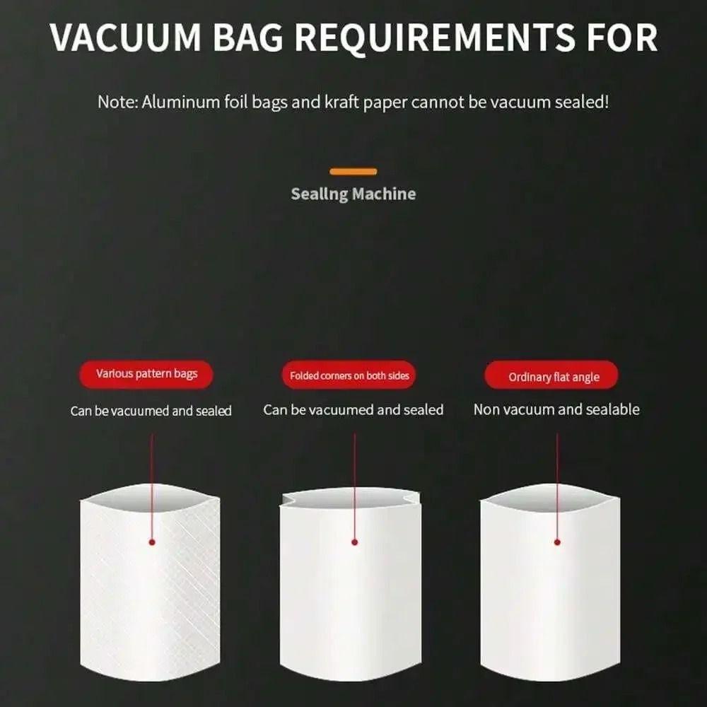 Multiple Modes Electric Vacuum Sealer Food Saver Vacuum Sealer  Sous Vide Preservation
