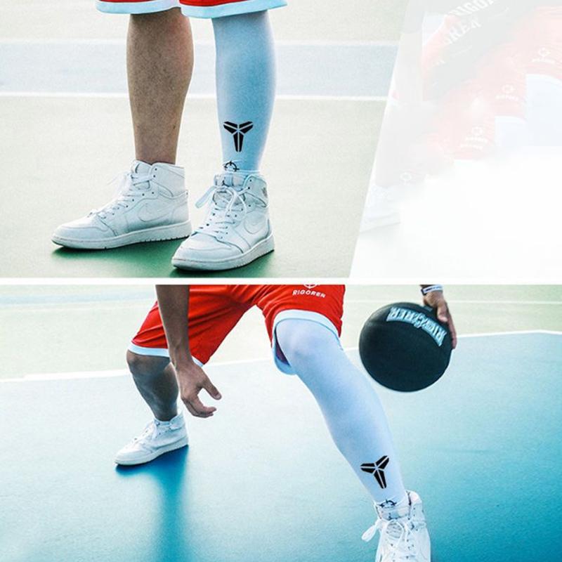 1Pcs Full Leg Sleeves Long Compression Leg Sleeve Knee Sleeves Protect Leg, For Man Women Basketball Cycling Football Running