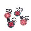 Ceramic Chip Lucky Dice Keychain Gaming Club Chip Pendant Multi Functional Round Chip Key Holder Pendant Keyring