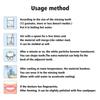 2 Pairs of Dentures, Prosthetic Teeth, Super Comfortable False Teeth, Perfect Fit, Flexible, Practical, Whitening Teeth, Natural and Comfortable Fit,
