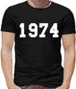 1974 College-Stil T-Shirt - Geschenk zum 46. Geburtstag - Geschenk - 46 - Ideen