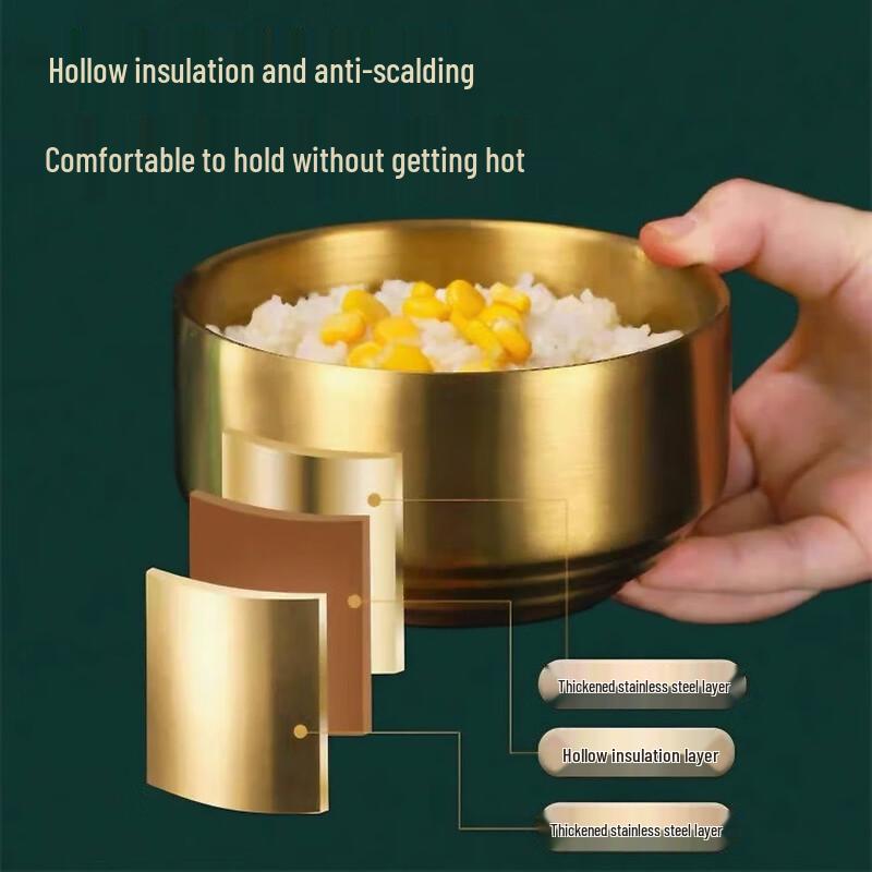 Mingjiang Kitchenware 304 Stainless Steel Insulated Bowl