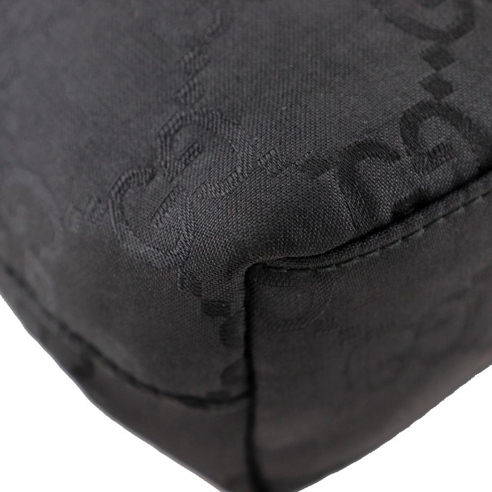 Gucci Ein-Riemen-Umhängetasche 001998 schwarz/GG-Nylon Damen Gebraucht