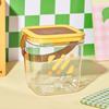 Transparent Desktop Trash Can Thickened Waste Paper Storage Box  Countertop Storage