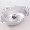 Rv Kitchen Sink Stainless Bathroom Basins Camper Vegetable Corner Motorhome Bar Steel Small Single Bowl Drop Tub