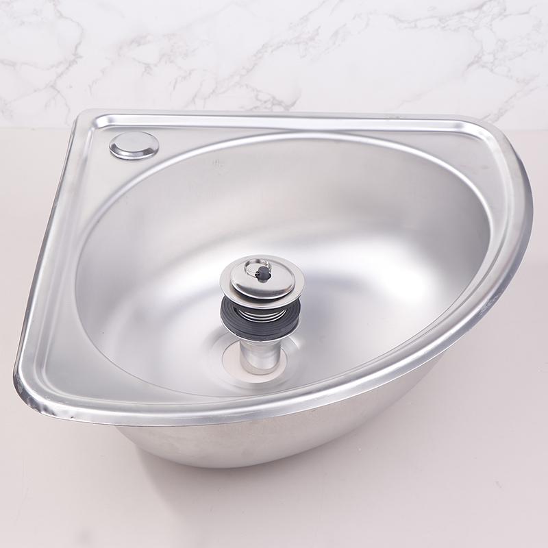 Rv Kitchen Sink Stainless Bathroom Basins Camper Vegetable Corner Motorhome Bar Steel Small Single Bowl Drop Tub