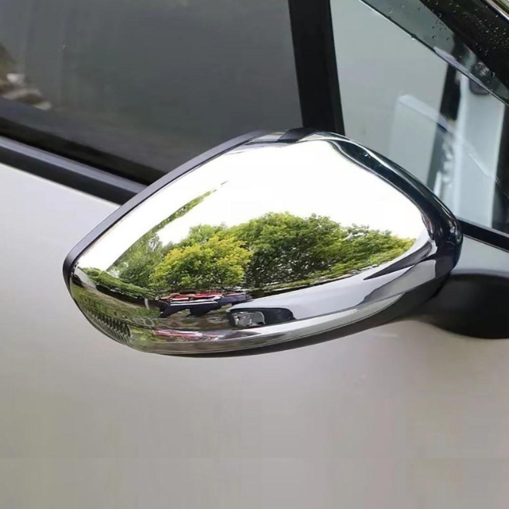Høyre Dør Sidespeildeksel Kappe Hus Krom For Peugeot 208 2012-2019