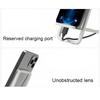 Foldable Cell Phone Stand Folding Metal Desktop Holder Aluminum Alloy Portable Phone Cradle Dock for iPhone 15 14 Pro Max Huawei