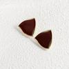 Creative Trendy Triangle Alloy Earrings Chic Simple Design For Occasions All