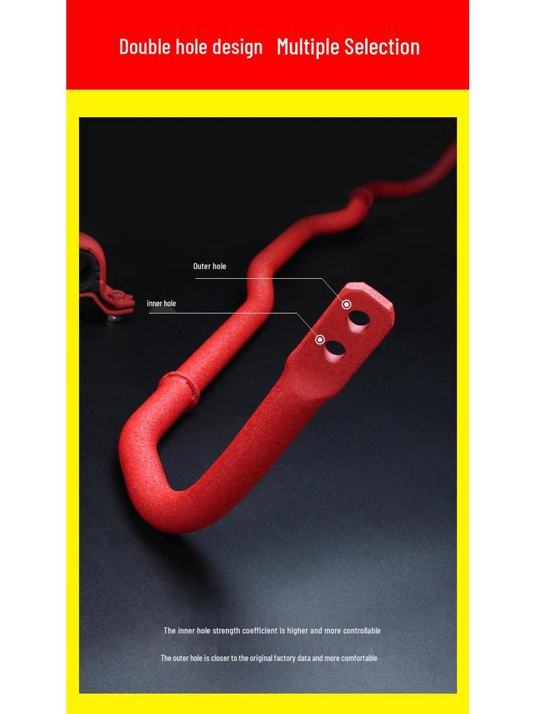 Cadillac ATS-L Front & Rear Sway Bar Modification Kit with Bushings