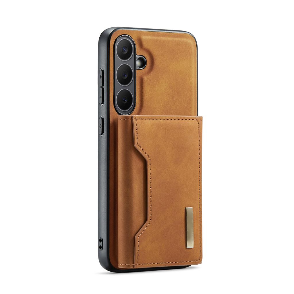 Phone Case Magnetic Detachable Wallet Card Slot Kickstand Cover Fit for Samsung Galaxy S25