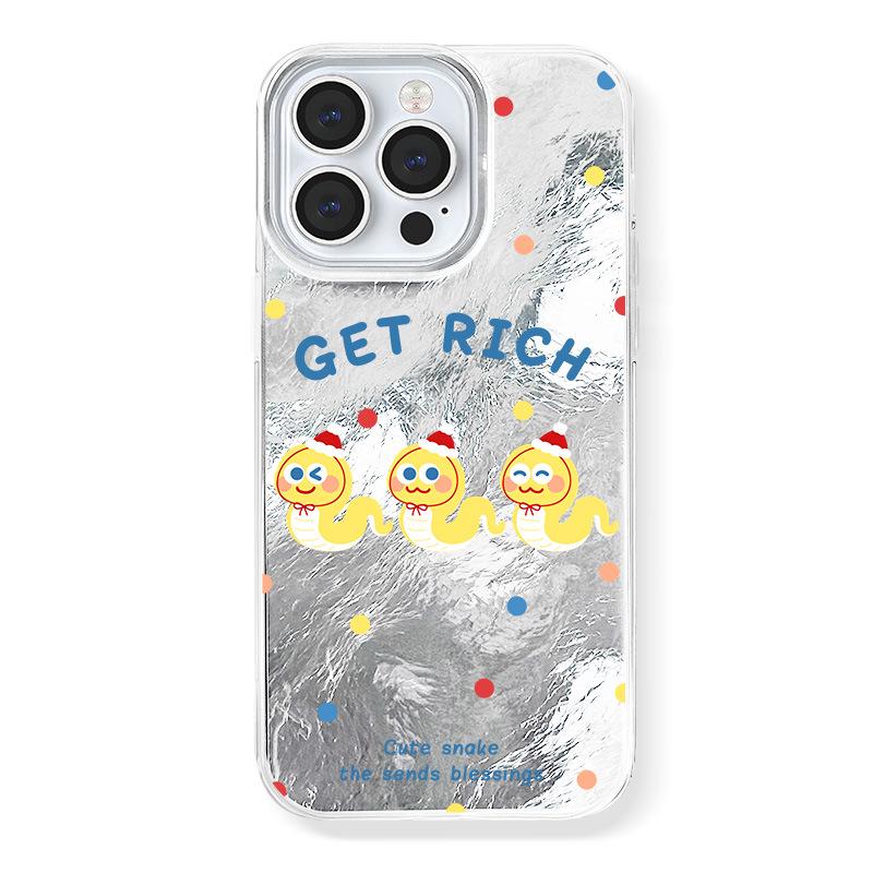 

Zhitai Cartoon Glacier Pattern Case for iPhone 11-14 Pro & 12-13 Pro Max iPhone 16 Pro Max