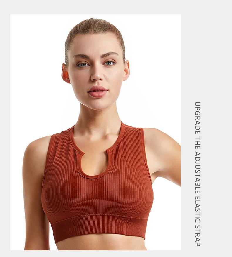 Women's Shockproof Sports Bra: Anti-Sag, Wireless, Sexy Back Yoga Vest