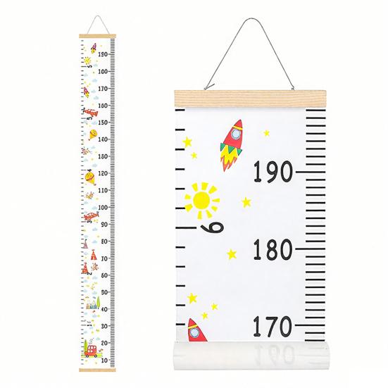 Hanging Kids Growth Chart Precise Scale Children Room Nursery Bedroom