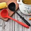 Household Food Grade Silicone Soup Spoon Kitchen Special Large Thickened Long Handle Soup Congee Spoon for Kitchen Non Stick Pan