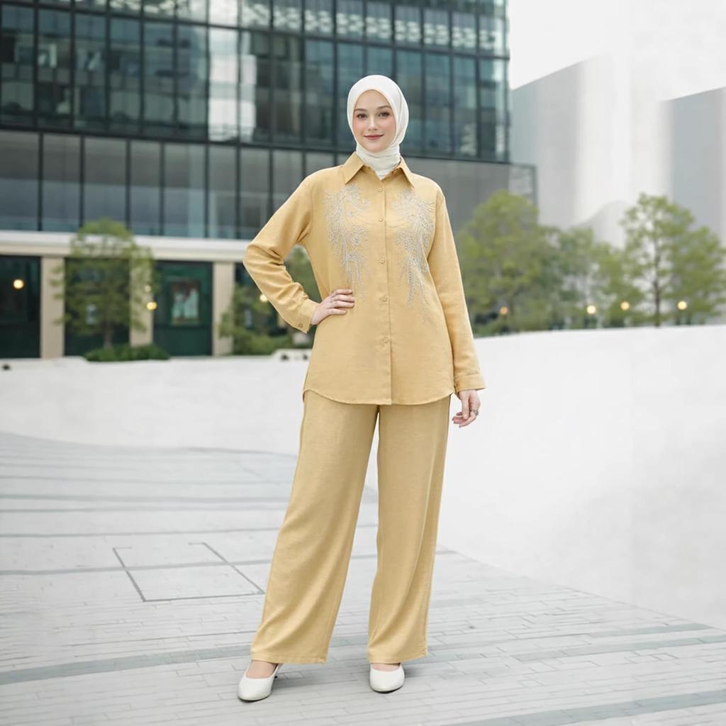 Spring 2026 Southeast Asia Muslim Women's Rhinestone Fashion Set in Malaysia