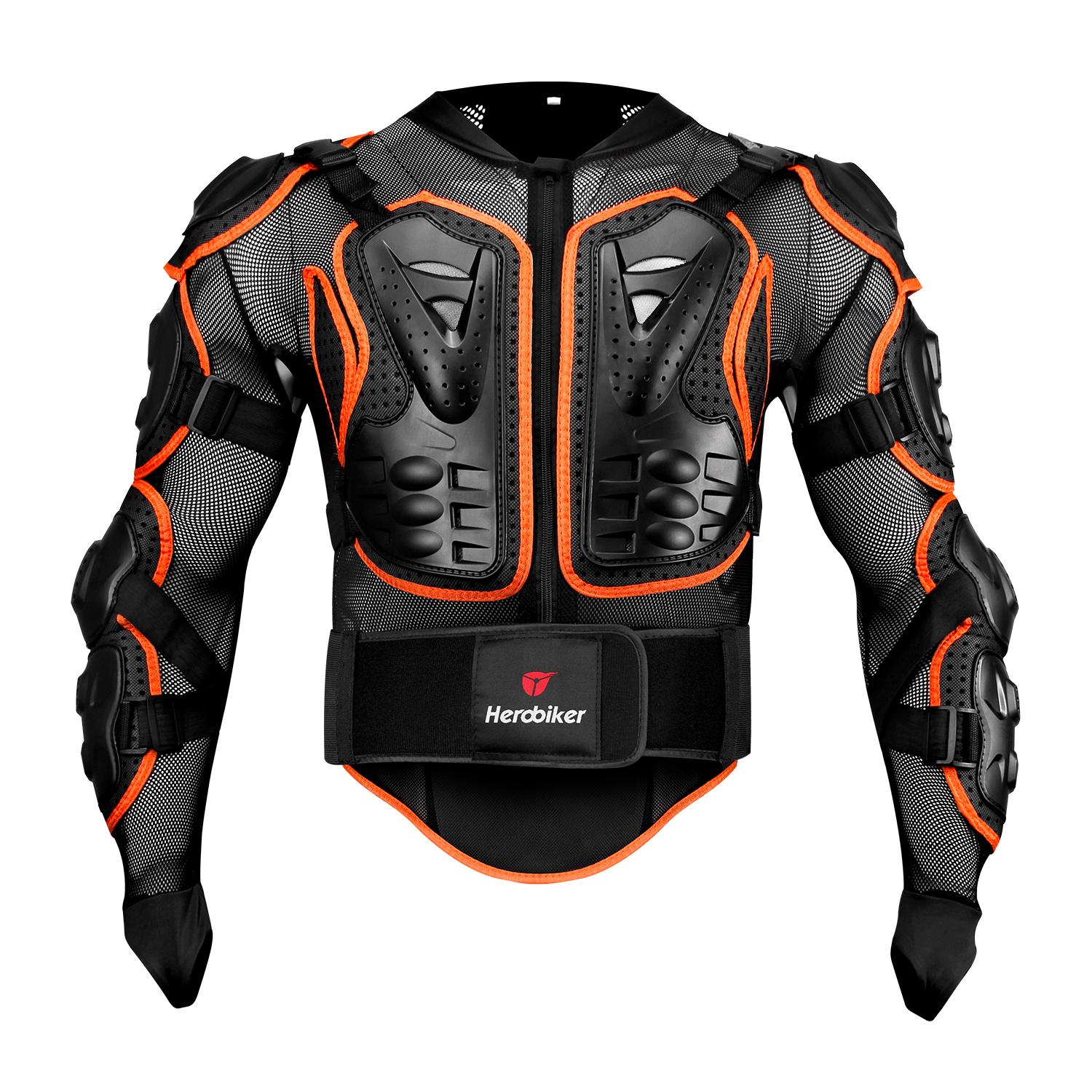 HEROBIKER Motokrosa jaka Motocikla bruņas Vīriešu
