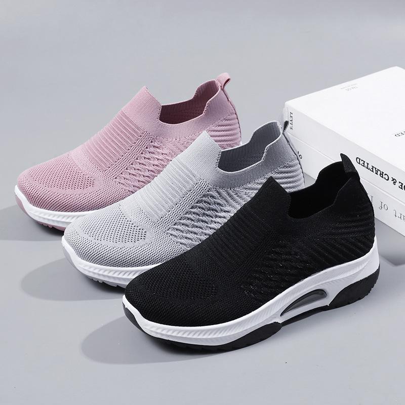 Sneakers women's new platform women's shoes fashion casual shoes mesh shoes breathable and versatile