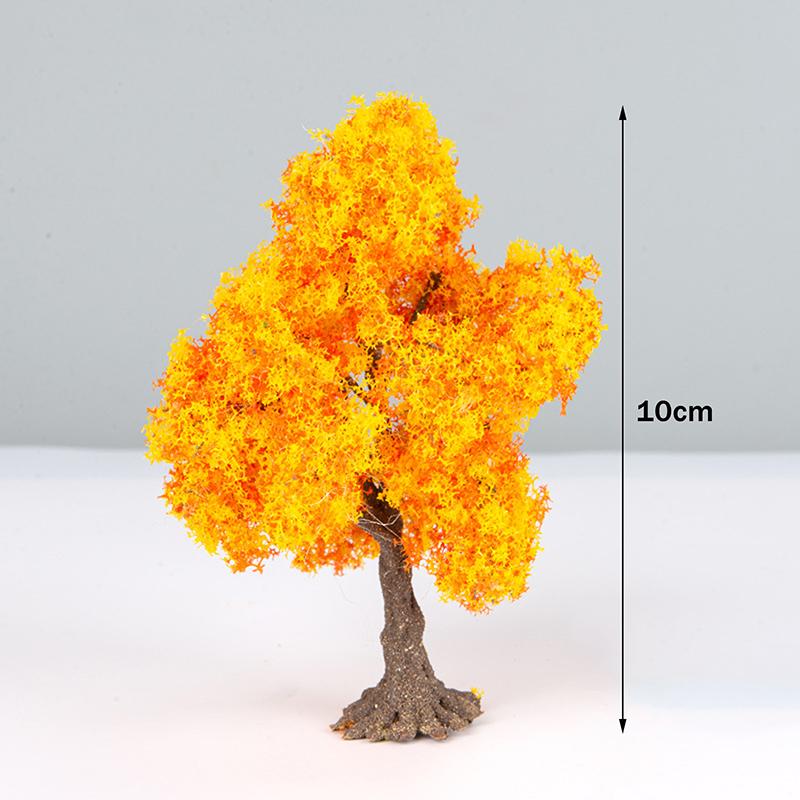1Pc Realistic Fruit Tree Decor, Miniature Sand Table Building Model Decoration, Diy Fruit Trees Miniature Landscape Decoration