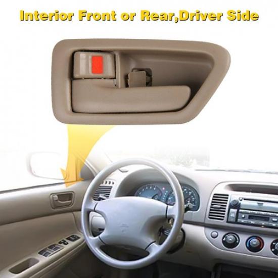 Door Handle ide Interior Beige LH Left Side Driver for 97-01 Toyota Camry