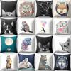 Office Pillow Cartoon Pattern Creative Home Polyester Yiwu Pillow Car Waist Pillow
