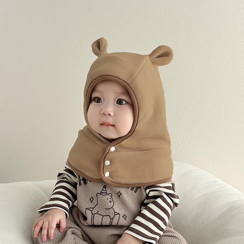 Autumn & Winter Infant Hooded Scarf Hat - Cute & Warm for Toddlers