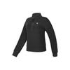 Fila Solid Color Stand Collar Fitness Pullover Long Sleeve Sweatshirt Women Sweatshirt Deep-Black A11W341211F-BK
