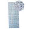 Plaque de strass adhésive 10 x 25 cm Bleu