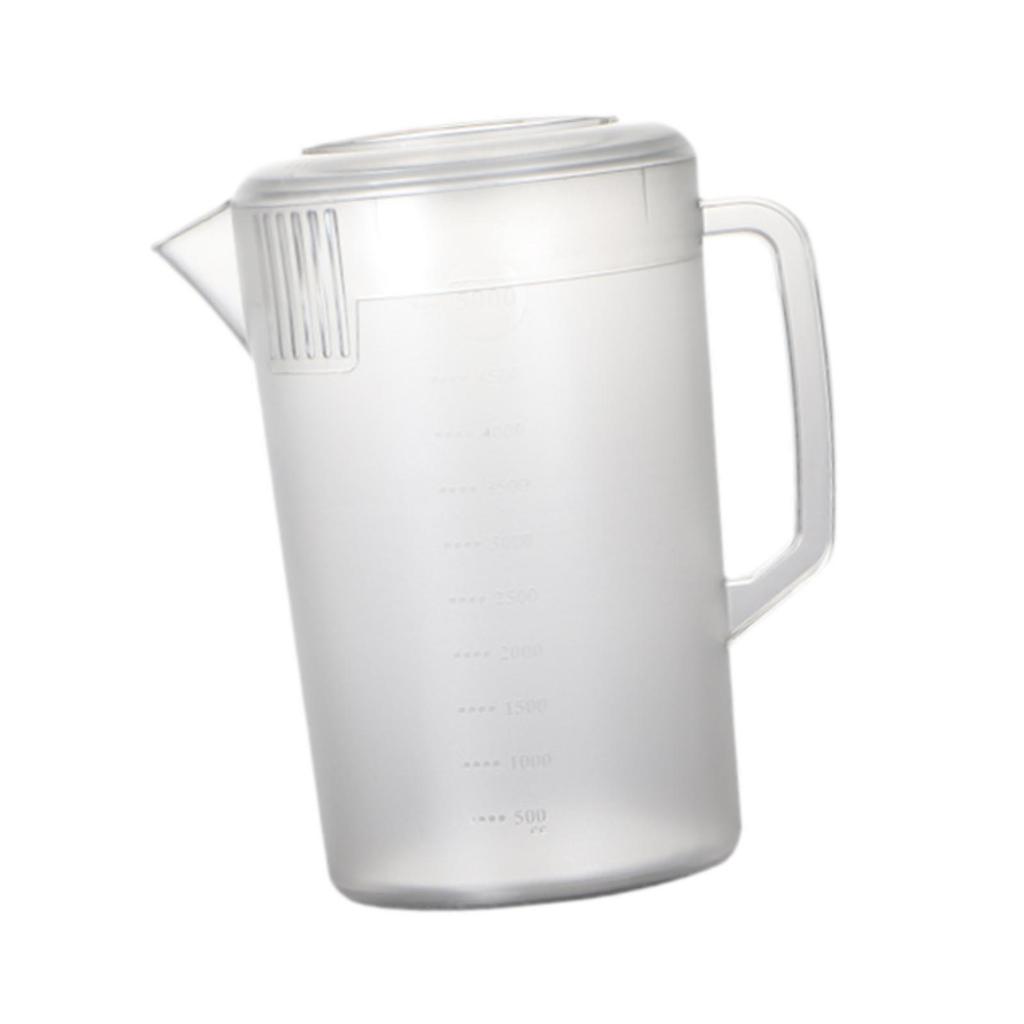 Cold Water Jug Liquid Measure Cup Portable Measuring Pitcher for Flour Juice Tea Shop Hot and Cold Water Baking Accessories