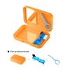 Kit di Pulizia Dentale con Specchio, Spazzolino da Viaggio per Protesi e Estrattore per Apparecchi Ortodontici, Kit per l'Igiene Orale, Spazzolino Interdentale, Cura della Bocca