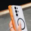 Magnetic Semi‑Transparent Matte Phone Case for OPPO A94 4G Soft TPU Shockproof Cover