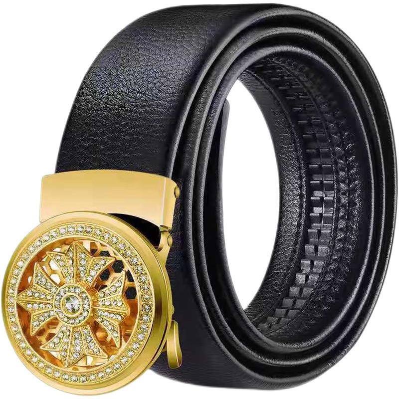Buckle Automatic Elegant Mens Waist Belt Chic Design For Effortless Everyday Style
