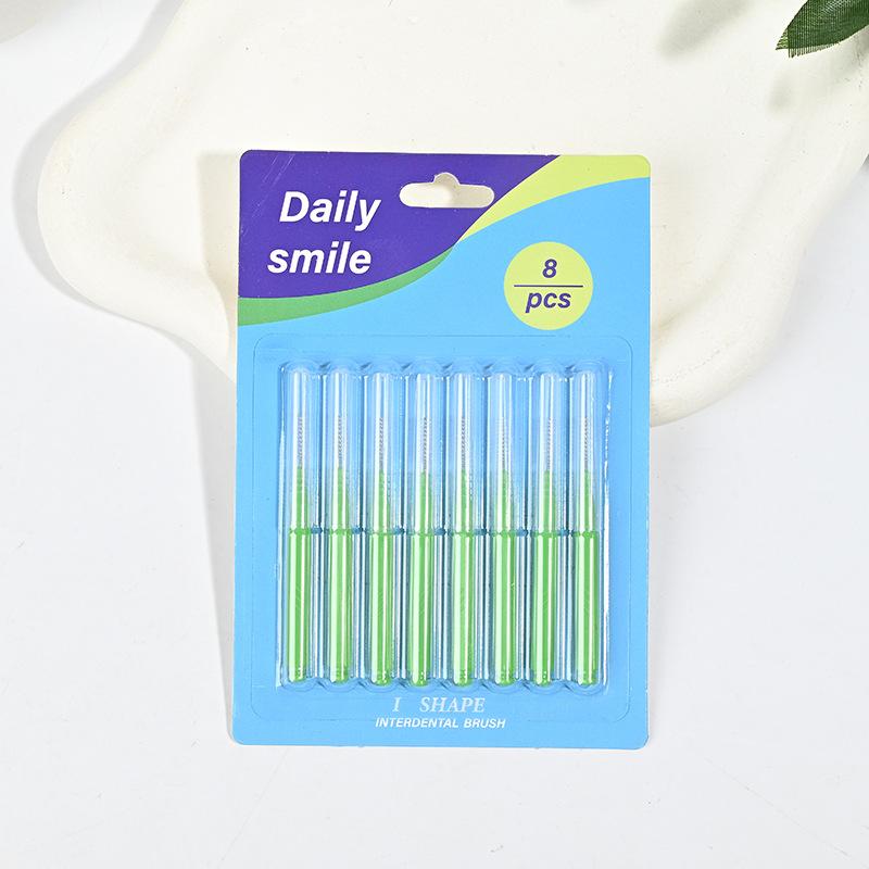1 Set L/I Shaped Interdental Brush Soft Bristles for Dental Cleaning Plaque Removal Oral Care At Home and Office