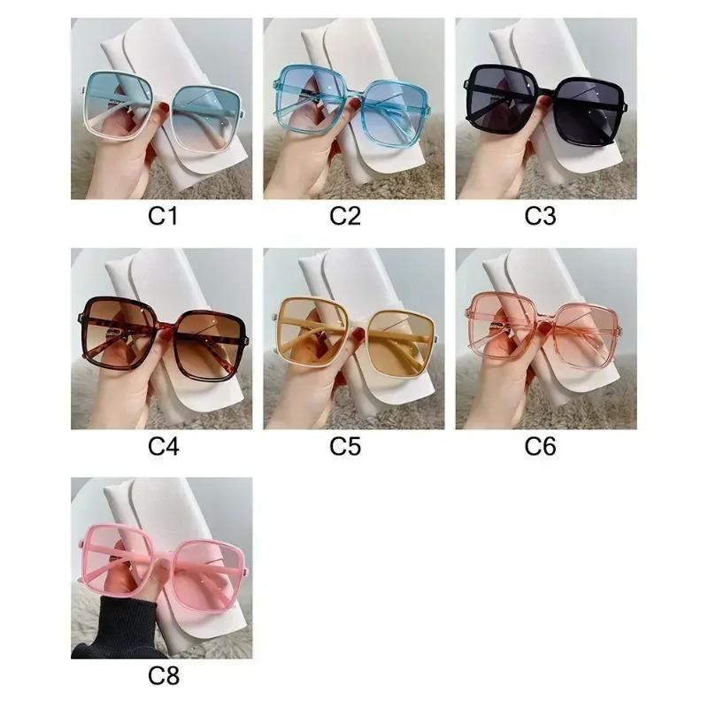 Fashion Designer Square Sunglasses Woman Retro Vintage Gradient Sun Glasses Female Shade UV400 Lentes