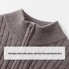 YEEHOO Children's Casual Wool-Blend Mock Neck Knit Sweater