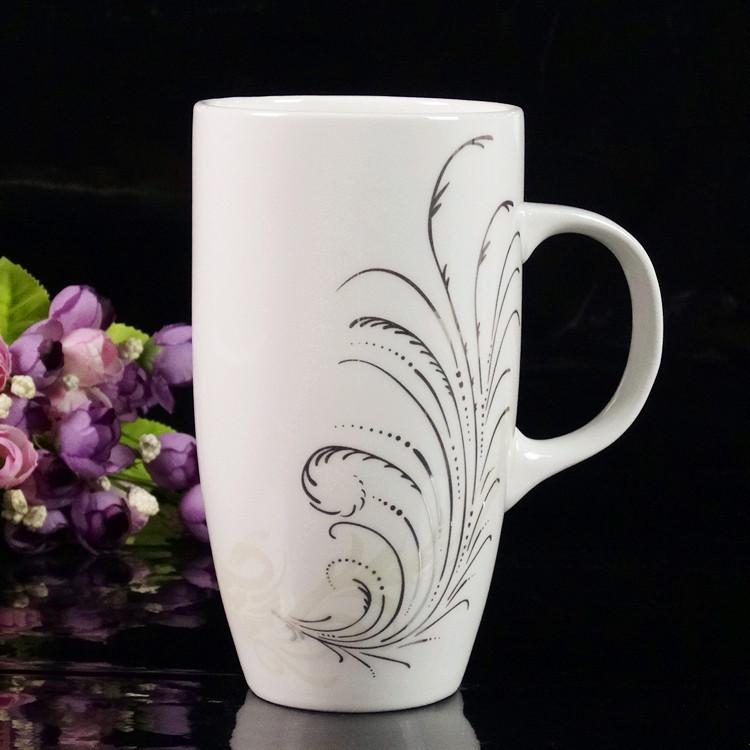500ml Large Ceramic Office Mug - Creative Breakfast & Coffee Cup
