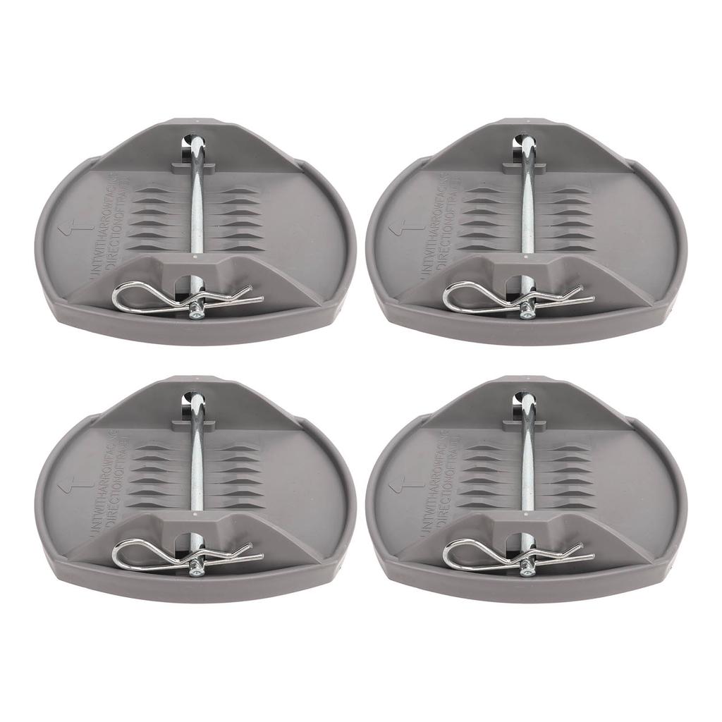 4PCS Caravan Jack Pads Load Dispersion Rust Proof High Strength Heavy Duty Jack Lifting Pad Adapter 