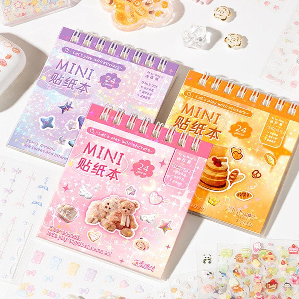 24 Stück DIY Nagelsticker Selbstklebende Cartoon-Sticker Mode Tassen-Sticker Für Nagelkunst-Dekoration