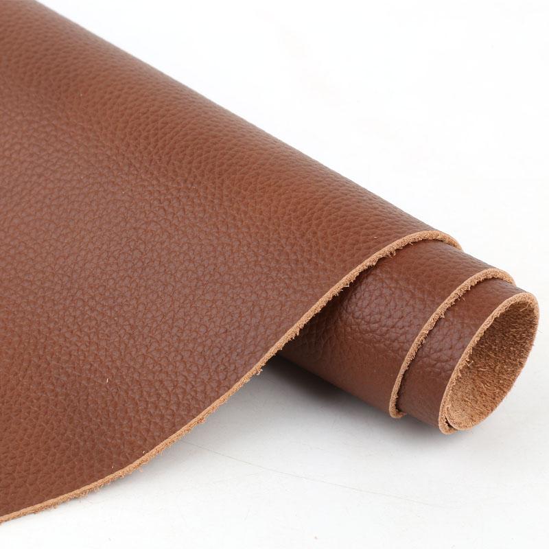 

1.2mm dual color brown top layer cowhide leather material, leather soft bag, bedside sofa seat repair leather fabric 20x20cm