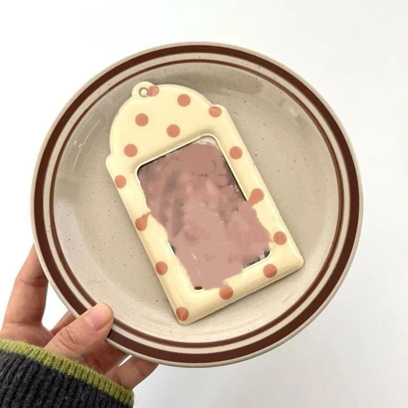 Punkt Kpop Kartenhalter 3 Zoll Klarer Fotokarten-Schutzhülle Anti-Fading Idol Foto Schutz Rucksack Anhänger für Geburtstagsgeschenke