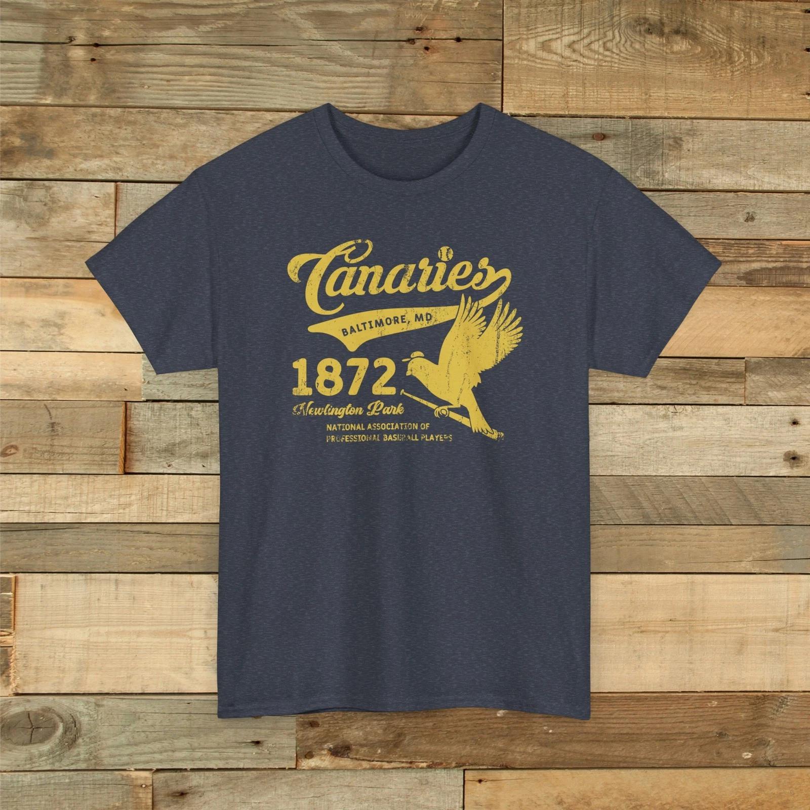 Baltimore Canaries 1872 Baseball Premium Unisex T shirt - Baltimore Orioles 4XL