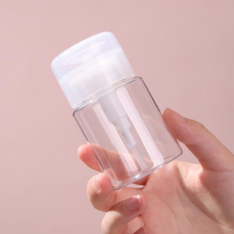

Portable Refillable Press-Type Travel Bottles for Makeup Remover, Toner, and Water Storage
