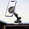 MagSafe Magnetic Car Phone Holder with Telescopic Suction Cup for Universal 360° Dashboard Navigation