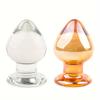 Big Glass Anal Butt Plug Sex Toy for Women Men Couple Adult Vaginal Expander Anal Stimulation Female Masturbator Erotic Products