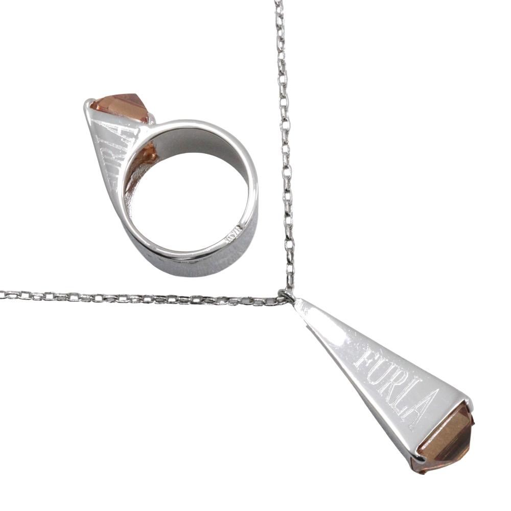 

Furla Necklace set Ring Silver Silver925 #7.4(US Size) 15.6g Women Used