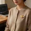 Decorative Insect Brooch Pin with Alloy Body for Coat Lapel Cardigan and Bag Accent, Single Jewelry Accessory Wear