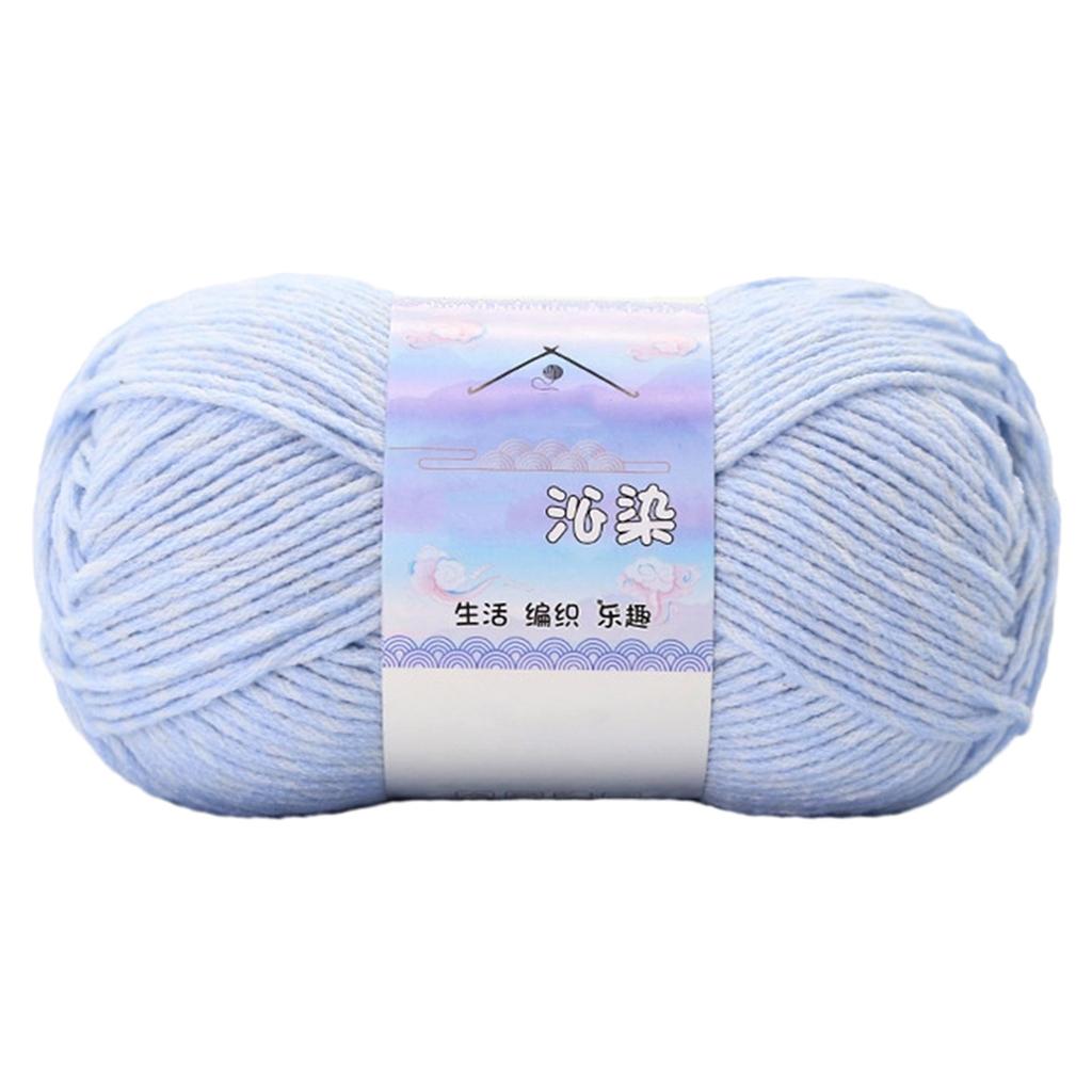 Häkelgarn Strickgarn Baumwollgarn für DIY Hut Pullover Schal Handarbeiten Garn Farbverlaufsgarn zum Häkeln Stricken