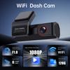 New 1080P Car DashCam WiFi Dash Camera Vehicle Recorder APP Control Smart Car Video Recorder Night Vision DVR Front View Camera